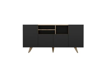 Konsollbord Zuhal 160 cm - Valnöt/Svart - Möbler - Bord & matgrupp - Avlastningsbord & sidobord - Konsolbord & hallbord