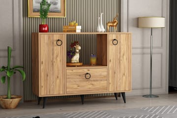 Konsollbord Pietro 120x87,4 cm Ljusbrun - Hanah Home - Möbler - Bord & matgrupp - Avlastningsbord & sidobord - Konsolbord & hallbord