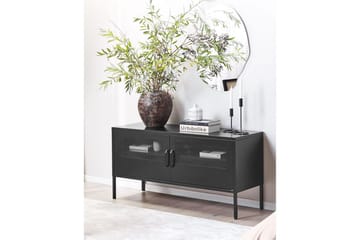 Kontorsskåp Morley Svart - Svart - Möbler - Bord & matgrupp - Avlastningsbord & sidobord - Lampbord & sidobord