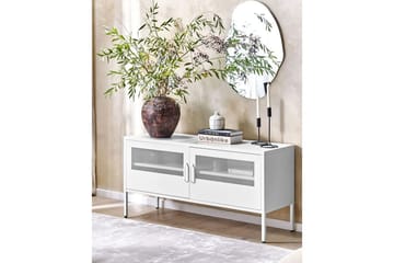 Kontorsskåp Morley Vit - Vit - Möbler - Bord & matgrupp - Avlastningsbord & sidobord - Lampbord & sidobord