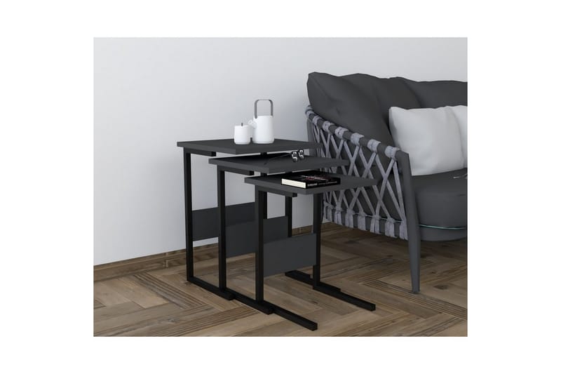 Korra Satsbord 40 cm - Svart - Möbler - Bord & matgrupp - Avlastningsbord & sidobord - Satsbord