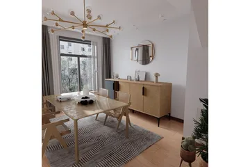 Kunar Konsollbord 180 cm - Antracit/Natur - Möbler - Bord & matgrupp - Avlastningsbord & sidobord - Konsolbord & hallbord