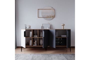 Kunar Konsollbord 180 cm - Vit/Antracit - Möbler - Bord & matgrupp - Avlastningsbord & sidobord - Konsolbord & hallbord