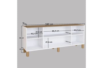 Kuniyoshi Konsollbord 180 cm - Valnöt - Möbler - Bord & matgrupp - Avlastningsbord & sidobord - Konsolbord & hallbord