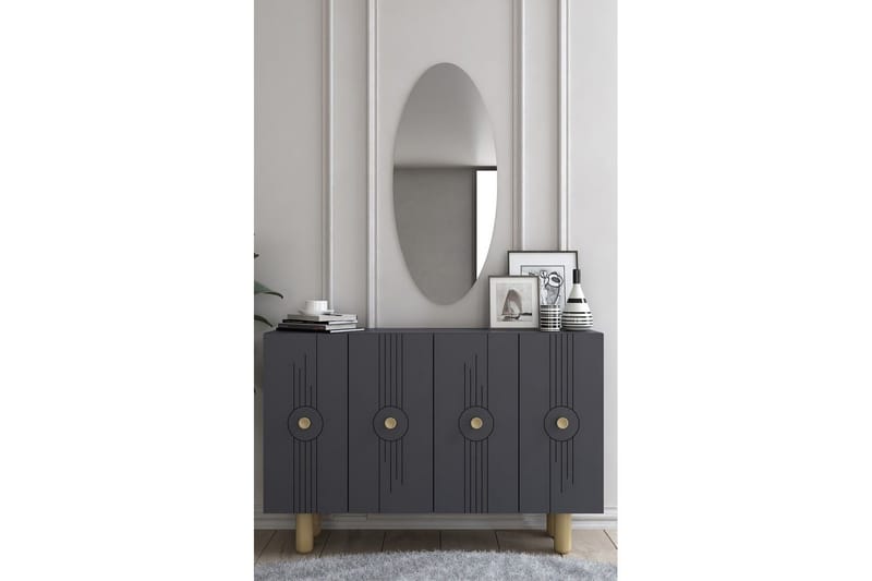 Kyrosen Konsollbord 120 cm - Antracit - Möbler - Bord & matgrupp - Avlastningsbord & sidobord - Konsolbord & hallbord