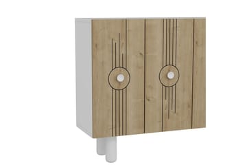 Kyrosen Konsollbord 120 cm - Vit/Ek - Möbler - Bord & matgrupp - Avlastningsbord & sidobord - Konsolbord & hallbord