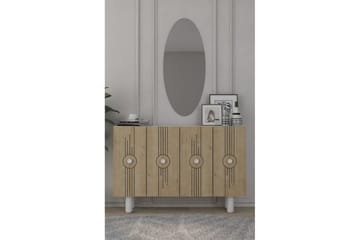 Kyrosen Konsollbord 120 cm - Vit/Ek - Möbler - Bord & matgrupp - Avlastningsbord & sidobord - Konsolbord & hallbord