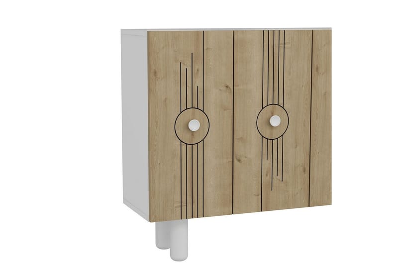 Kyrosen Konsollbord 120 cm - Vit/Ek - Möbler - Bord & matgrupp - Avlastningsbord & sidobord - Konsolbord & hallbord