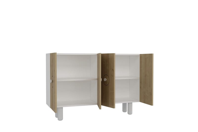 Kyrosen Konsollbord 120 cm - Vit/Ek - Möbler - Bord & matgrupp - Avlastningsbord & sidobord - Konsolbord & hallbord