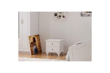 Kyvor Sängbord 45 cm - Matt Vit - Möbler - Bord & matgrupp - Avlastningsbord & sidobord - Sängbord & nattduksbord