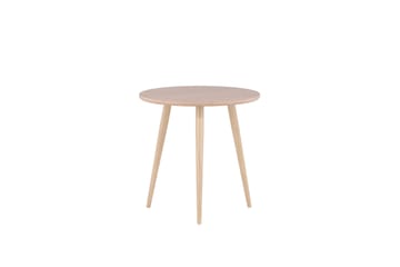Askim Sidobord 48 cm - Beige - Möbler - Bord & matgrupp - Avlastningsbord & sidobord - Lampbord & sidobord