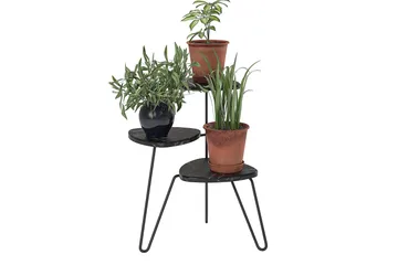 Athena Sidobord 55 cm Marmorlook/Svart - Novogratz - Möbler - Bord & matgrupp - Avlastningsbord & sidobord - Lampbord & sidobord