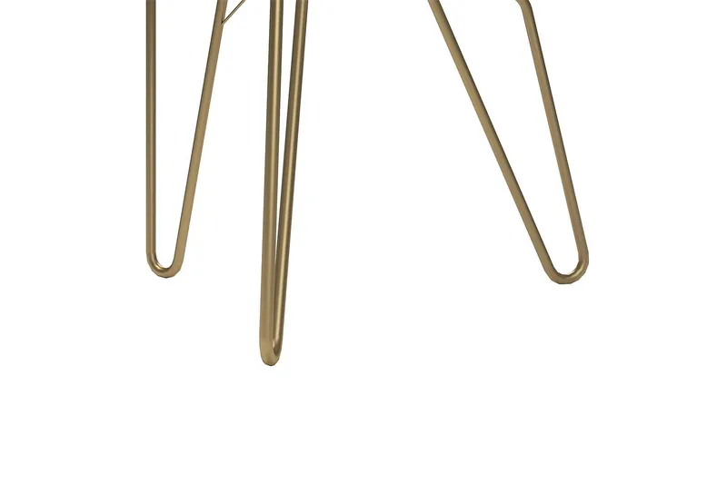 Athena Sidobord 55 cm Marmorlook/Vit/Mässing - Novogratz - Möbler - Bord & matgrupp - Avlastningsbord & sidobord - Lampbord & sidobord