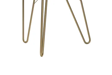 Athena Sidobord 55 cm Marmorlook/Vit/Mässing - Novogratz - Möbler - Bord & matgrupp - Avlastningsbord & sidobord - Lampbord & sidobord