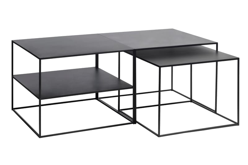 Avlastningsbord Venim 65x65x50 cm - Svart - Möbler - Bord & matgrupp - Avlastningsbord & sidobord - Lampbord & sidobord