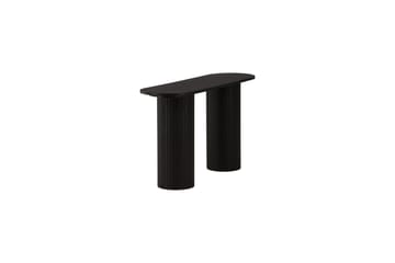 Bianca Sidobord 130x40x72 cm Oval - Svart - Möbler - Bord & matgrupp - Avlastningsbord & sidobord - Lampbord & sidobord