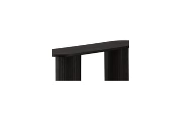 Bianca Sidobord 130x40x72 cm Oval - Svart - Möbler - Bord & matgrupp - Avlastningsbord & sidobord - Lampbord & sidobord