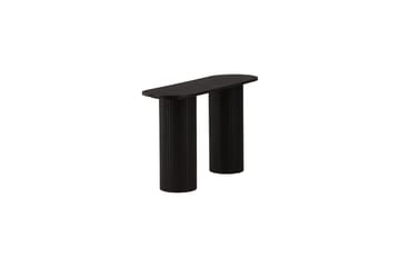 Bianca Sidobord 130x40x72 cm Oval - Svart - Möbler - Bord & matgrupp - Avlastningsbord & sidobord - Lampbord & sidobord