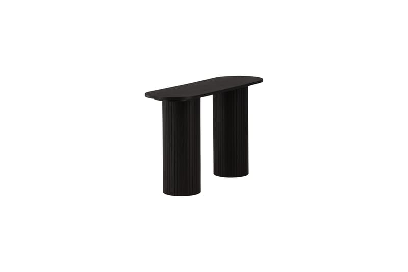 Bianca Sidobord 130x40x72 cm Oval - Svart - Möbler - Bord & matgrupp - Avlastningsbord & sidobord - Lampbord & sidobord