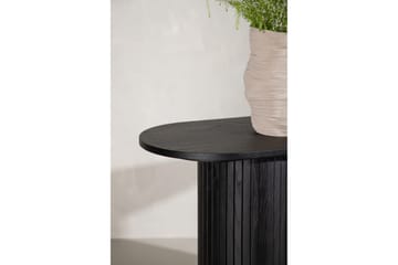 Bianca Sidobord 130x40x72 cm Oval - Svart - Möbler - Bord & matgrupp - Avlastningsbord & sidobord - Lampbord & sidobord