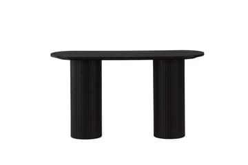 Bianca Sidobord 130x40x72 cm Oval - Svart - Möbler - Bord & matgrupp - Avlastningsbord & sidobord - Lampbord & sidobord