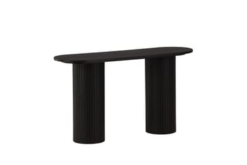 Bianca Sidobord 130x40x72 cm Oval - Svart - Möbler - Bord & matgrupp - Avlastningsbord & sidobord - Lampbord & sidobord