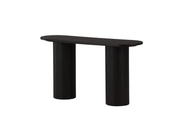 Bianca Sidobord 130x40x72 cm Oval - Svart - Möbler - Bord & matgrupp - Avlastningsbord & sidobord - Lampbord & sidobord