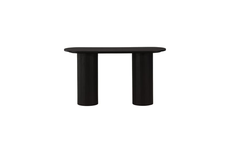 Bianca Sidobord 130x40x72 cm Oval - Svart - Möbler - Bord & matgrupp - Avlastningsbord & sidobord - Lampbord & sidobord