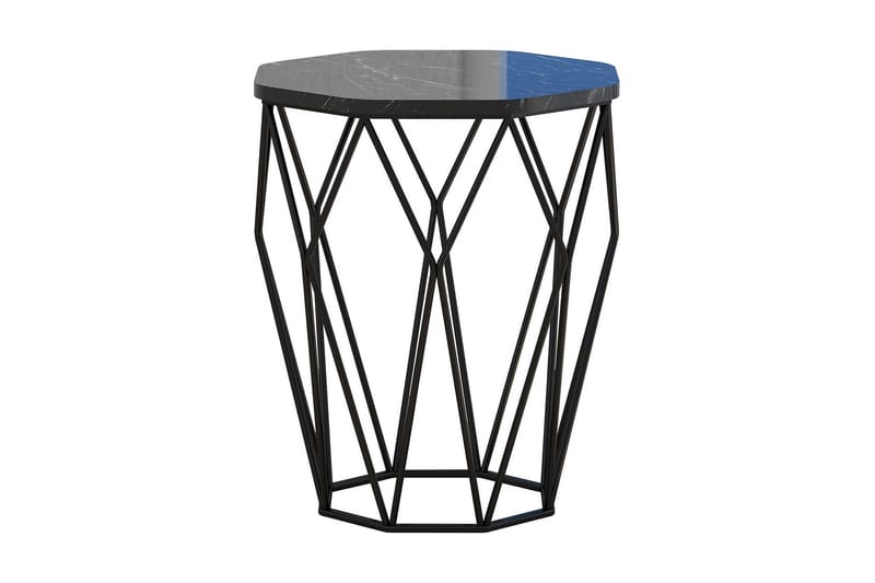 Bojana Sidobord Runt 46 cm, Svart