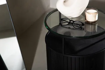 Bovall Sidobord 37 cm - Svart - Möbler - Bord & matgrupp - Avlastningsbord & sidobord - Piedestal & blompiedestal