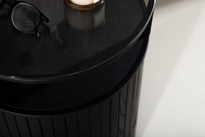 Bovall Sidobord 37 cm - Svart - Möbler - Bord & matgrupp - Avlastningsbord & sidobord - Piedestal & blompiedestal