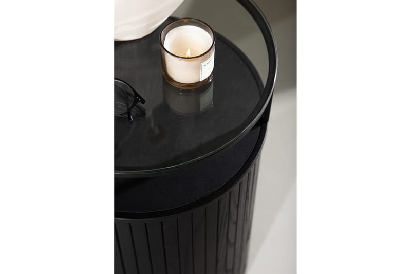 Bovall Sidobord 37 cm - Svart - Möbler - Bord & matgrupp - Avlastningsbord & sidobord - Piedestal & blompiedestal