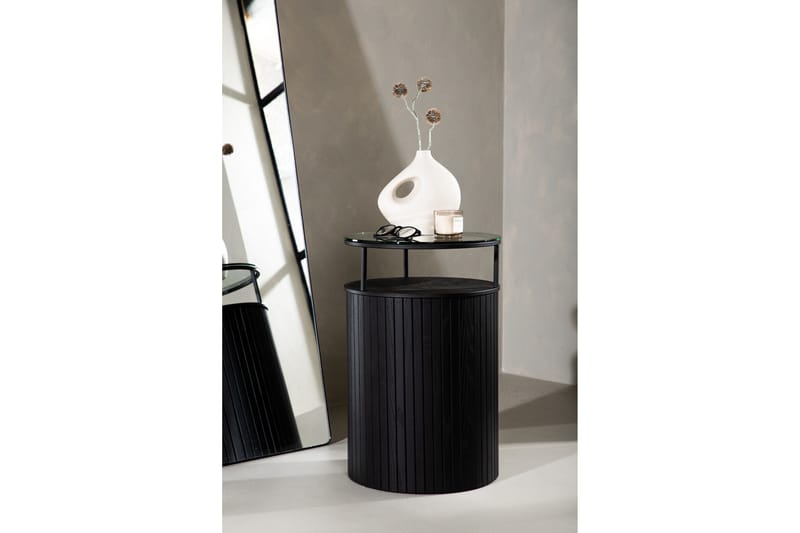 Bovall Sidobord 37 cm - Svart - Möbler - Bord & matgrupp - Avlastningsbord & sidobord - Piedestal & blompiedestal