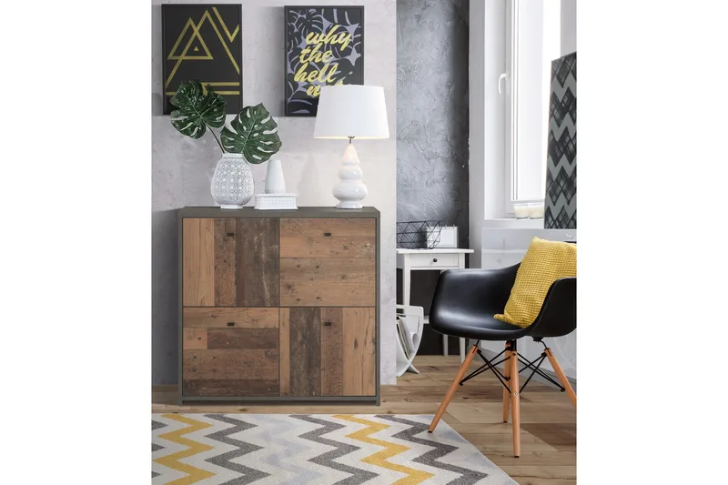 Broxton Sidobord 77 cm - Grå - Möbler - Bord & matgrupp - Avlastningsbord & sidobord - Lampbord & sidobord