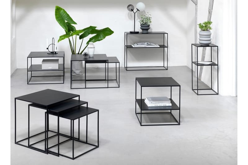 Burningham Avlastningsbord 65x65x50 cm - Svart - Möbler - Bord & matgrupp - Avlastningsbord & sidobord - Lampbord & sidobord