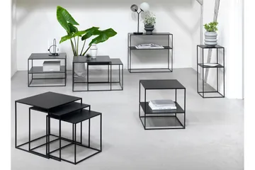 Burningham Avlastningsbord 65x65x50 cm - Svart - Möbler - Bord & matgrupp - Avlastningsbord & sidobord - Lampbord & sidobord