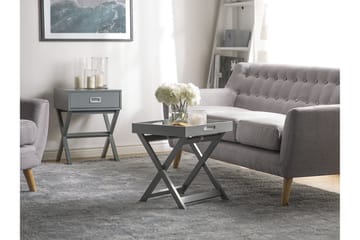 Chester Sidobord 40 cm - Grå - Möbler - Bord & matgrupp - Avlastningsbord & sidobord - Lampbord & sidobord