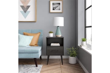 Elport Sidobord - Svart - Möbler - Bord & matgrupp - Avlastningsbord & sidobord - Lampbord & sidobord