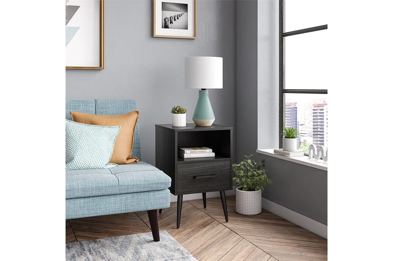 Elport Sidobord - Svart - Möbler - Bord & matgrupp - Avlastningsbord & sidobord - Lampbord & sidobord