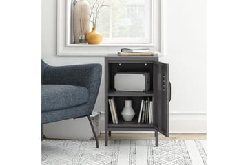 Franklin Sidobord 38x40 cm Grå - Dorel Home - Möbler - Bord & matgrupp - Avlastningsbord & sidobord - Lampbord & sidobord