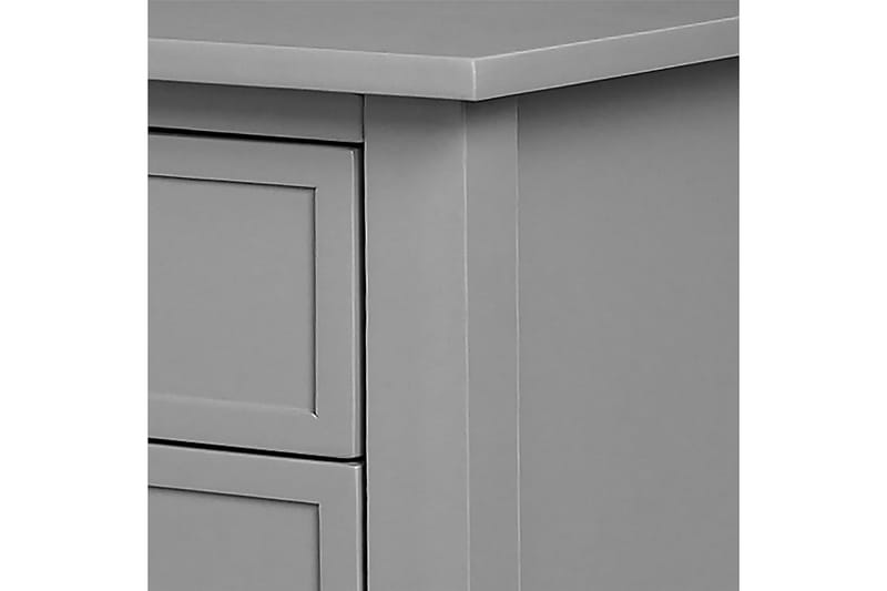 Franklin Sidobord 56 cm 2 Lådor Grå - Dorel Home - Möbler - Bord & matgrupp - Avlastningsbord & sidobord - Lampbord & sidobord
