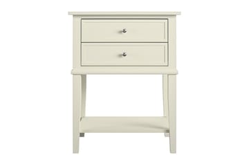 Franklin Sidobord 56 cm Vit - Dorel Home - Möbler - Bord & matgrupp - Avlastningsbord & sidobord - Lampbord & sidobord