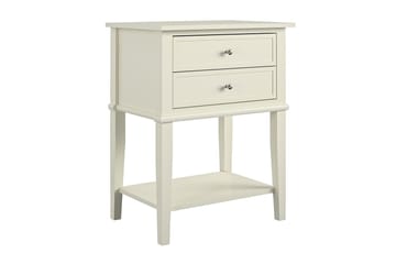Franklin Sidobord 56 cm Vit - Dorel Home - Möbler - Bord & matgrupp - Avlastningsbord & sidobord - Lampbord & sidobord