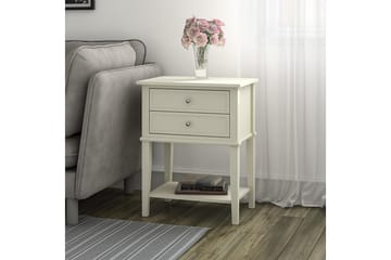 Franklin Sidobord 56 cm Vit - Dorel Home - Möbler - Bord & matgrupp - Avlastningsbord & sidobord - Lampbord & sidobord
