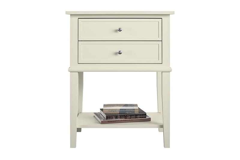 Franklin Sidobord 56 cm Vit - Dorel Home - Möbler - Bord & matgrupp - Avlastningsbord & sidobord - Lampbord & sidobord