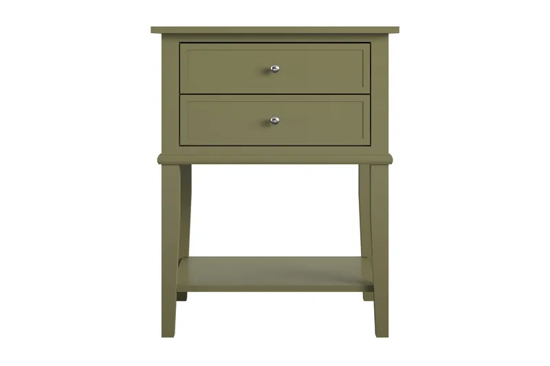 Franklin Sidobord 56x39 cm Olivgrön - Queer Eye - Möbler - Bord & matgrupp - Avlastningsbord & sidobord - Lampbord & sidobord