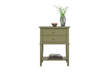 Franklin Sidobord 56x39 cm Olivgrön - Queer Eye - Möbler - Bord & matgrupp - Avlastningsbord & sidobord - Lampbord & sidobord