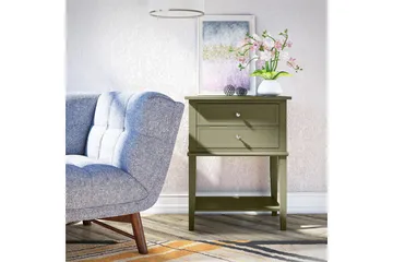 Franklin Sidobord 56x39 cm Olivgrön - Queer Eye - Möbler - Bord & matgrupp - Avlastningsbord & sidobord - Lampbord & sidobord