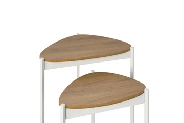 Genadi Sidobord - Vit - Möbler - Bord & matgrupp - Avlastningsbord & sidobord - Lampbord & sidobord