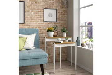 Genadi Sidobord - Vit - Möbler - Bord & matgrupp - Avlastningsbord & sidobord - Lampbord & sidobord